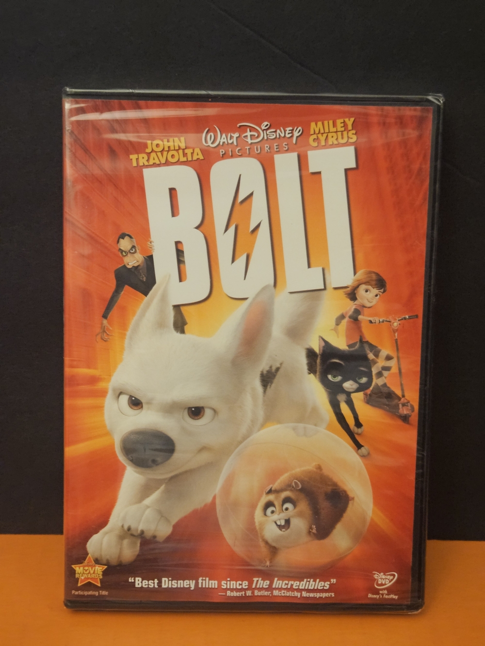 Walt Disney Pictures Bolt (Orange) DVD - Featuring John Travolta & Miley Cyrus